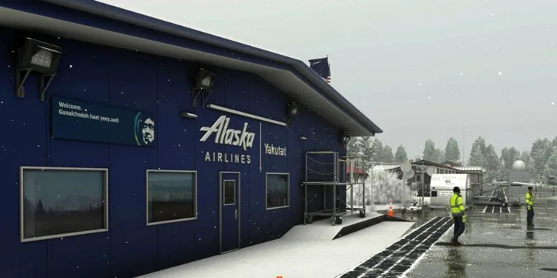 Alaska Airlines YAK Terminal – Yakutat Airport