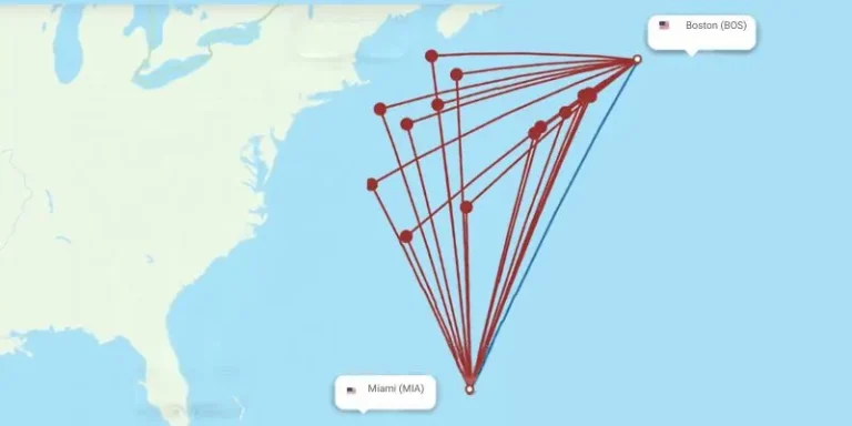 Flights from Boston to Miami